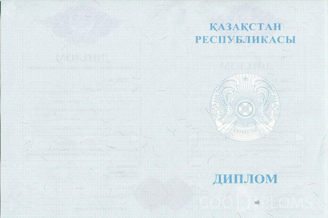 Казахский диплом магистра - Обратная сторона- Одессу